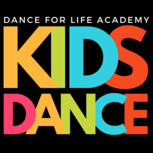 Kids Dance tee (black) ADULT SIZES Design