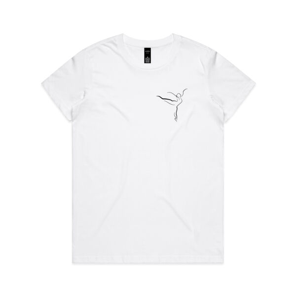 DFLA Adults Maple tshirt black font Thumbnail