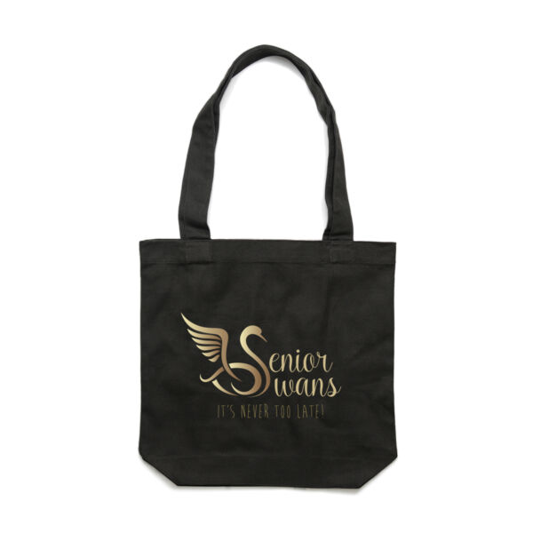 Senior Swans carrie tote bag Thumbnail